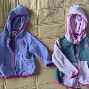 The North Face Kids' Blue Hooded Fleece Jacket